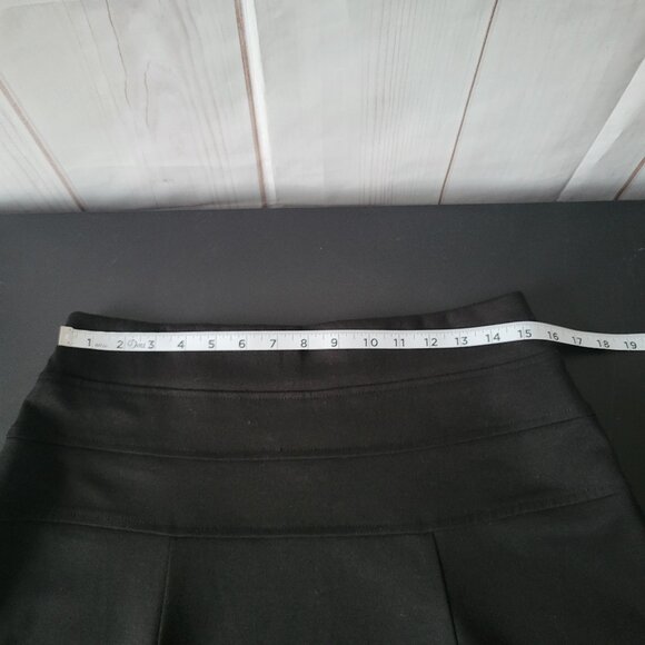 Dressbarn Midi Skirt, Solid Black, Flowy, Sz L, Business Casual, Like New, EUC - Picture 7 of 8